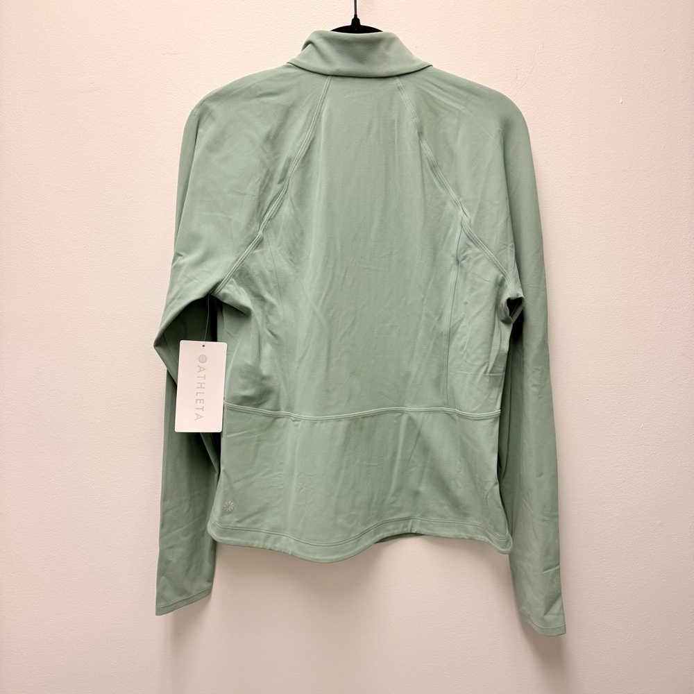 NWT Athleta M Salutation Jacket 2.0 Agave Green, Large - Picture 5 of 9